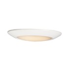 Maxim Lighting Diverse Direct LED 1-Light 9" Flush Mount 2700K in White - 57851W