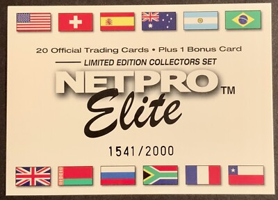 2003 NETPRO ELITE 2000 HEADER / COVER CARD ONLY @ 1541/2000