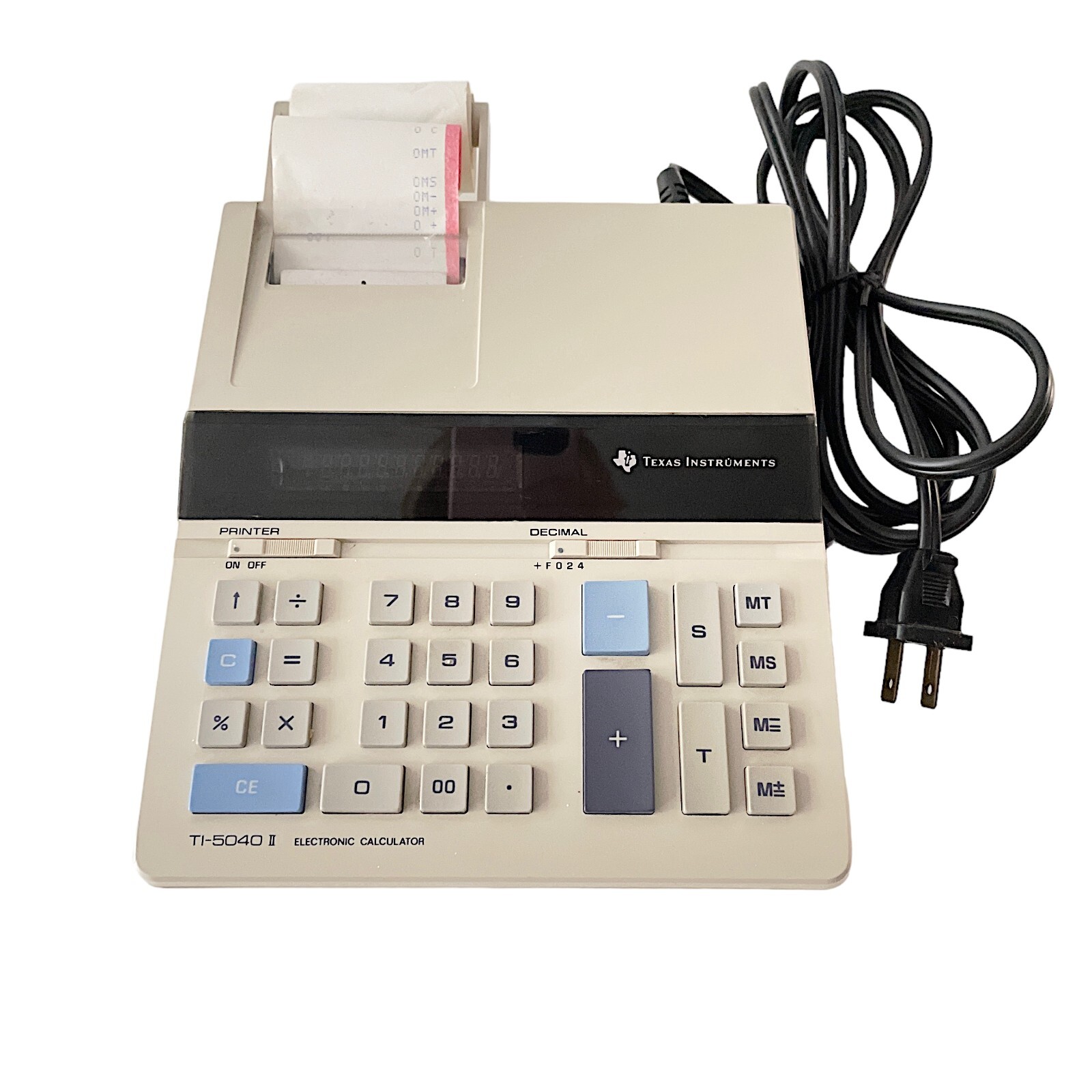 Texas Instruments TI5030 Portable Desktop Electric Printing Calculator