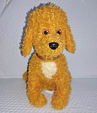 Disney Fancy Nancy Barking FRENCHY Poodle Golden Brown Curly 12" Plush Just Play
