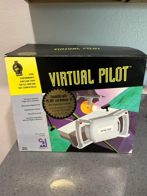 CH Products Virtual Pilot Airplane Yoke for PC Pro Flight
