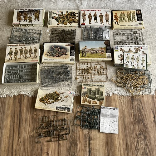 Dragon Infantry Models Open Boxes Vintage Incomplete Sets Parts