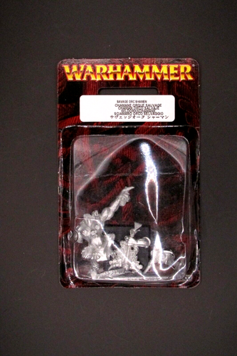 OOP Citadel / Warhammer Metall Chaos Savage Ork Schamane Neu in OVP