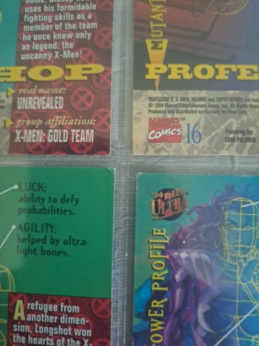1994 Fleer Ultra X-Men Super-Heroes Lot (9) - Picture 3 of 4