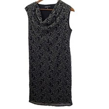 Jones New York Black Evening Dress Large Womens