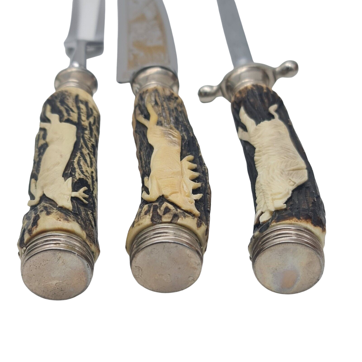 Vtg 3 Piece Anton Wingen Othello Cutlery Knife Carving Set Vtg 3 Piece Anton Wingen Othello Cutlery Knife Carving Set