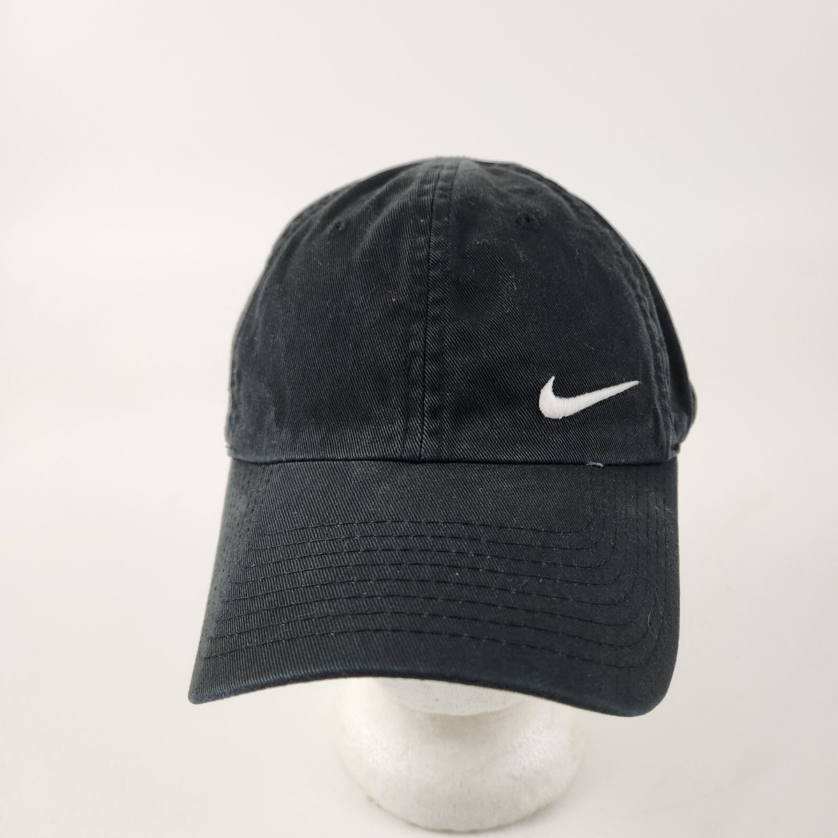 大人気 ☆NIKE☆ HERITAGE 86 ESSENTIAL CAP Nike Heritage 86 Hat Cap Black Strapback OSFM Faded Golf
