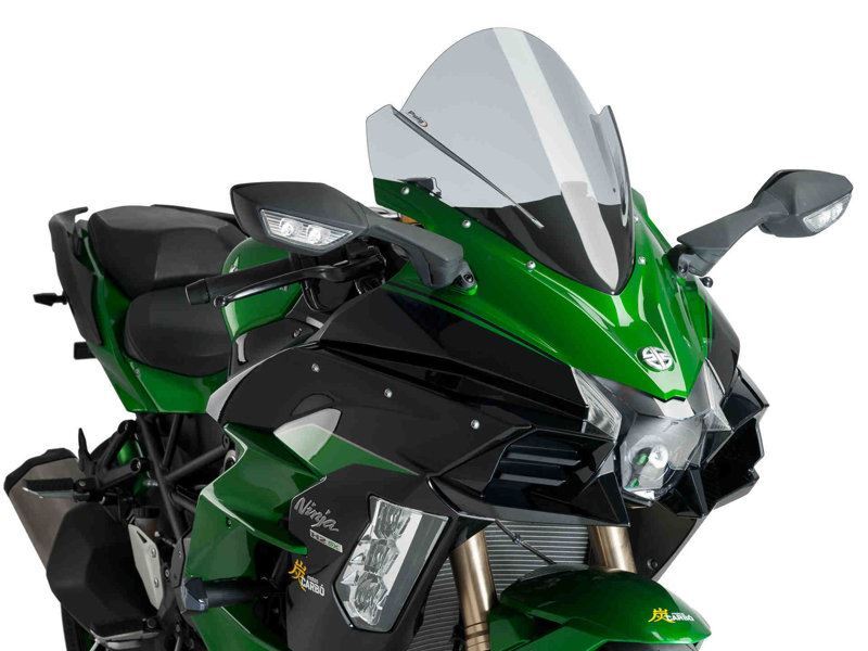Puig Light Smoke Racing Screen Kawasaki Ninja H2 SX 2018-2022