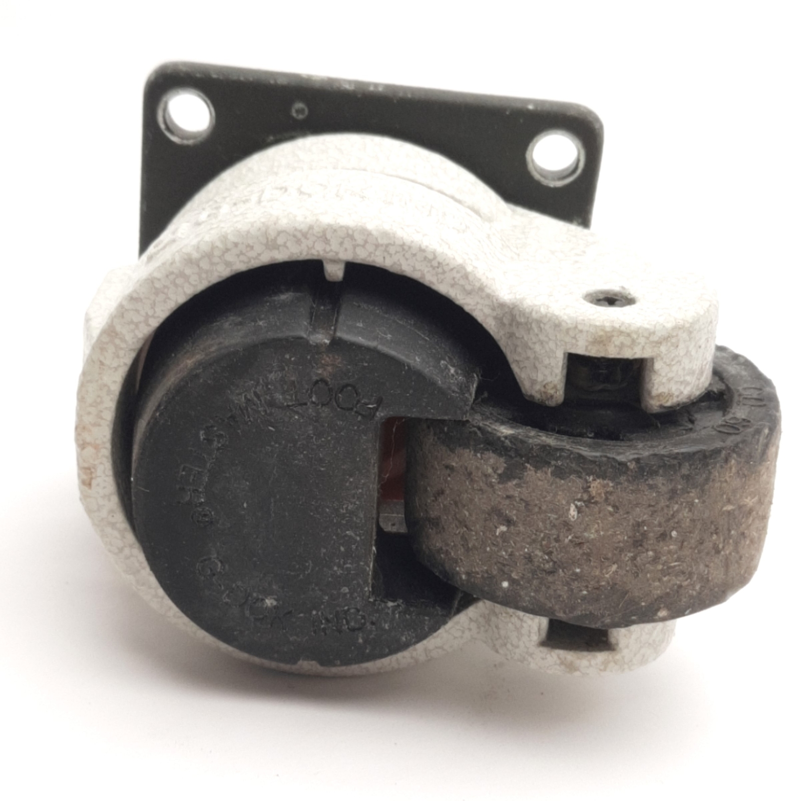 Foot Master GD-60-F-NYN Leveling Caster 50mm Wheel, 58mm Spacing 280Kg Capacity