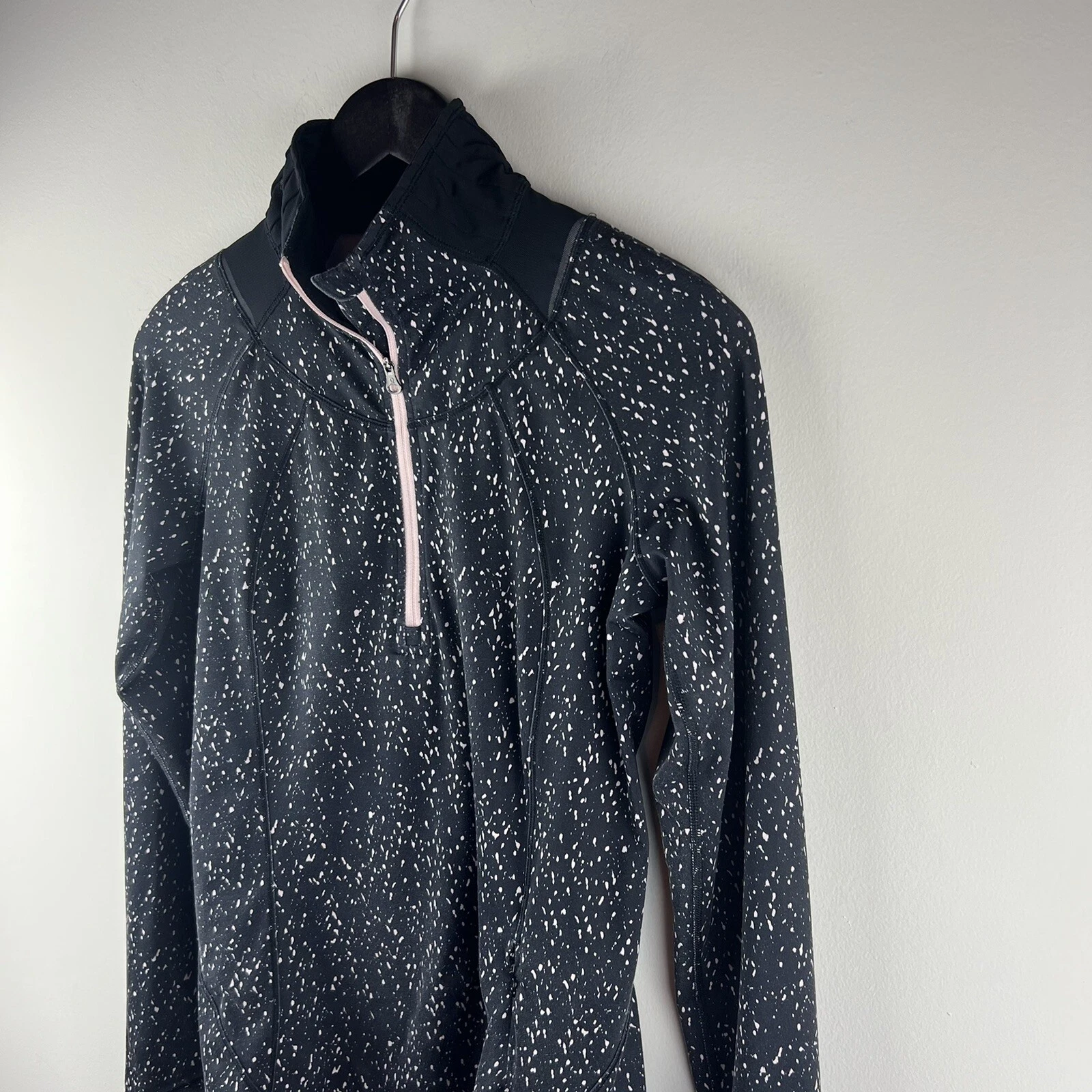 lululemon pullover speckled go the distance half zip shirt