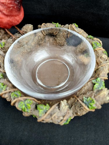 7 inch tall, 10 inch wide Cardinal Bird Serving tray #F3 - Picture 7 of 9