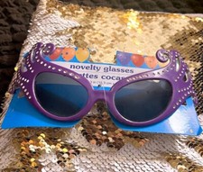 PURPLE PARTY NOVELTY COSTUME SUNGLASSES