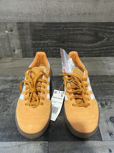 ADIDAS BUSENITZ VINTAGE FOCUS ORANGE/WHITE/GUM Mens Size 4-Womens Sz 5.5 H03347 - Picture 3 of 6