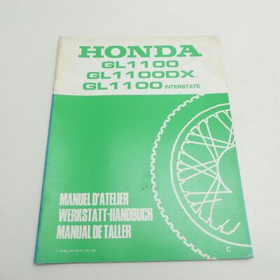 Honda GL 1100 DX Interstate Werkstatthandbuch Zusatz Reparaturanleitung C0095