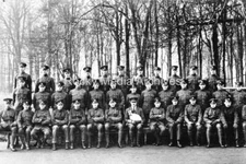 Fsd-27 Group with Dog, RAF Cranfield, Bedfordshire. Photo