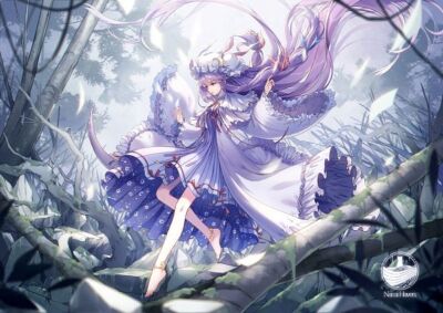 Anime touhou patchouli knowledge feet kieta cd source Stitched Gaming Mat Desk