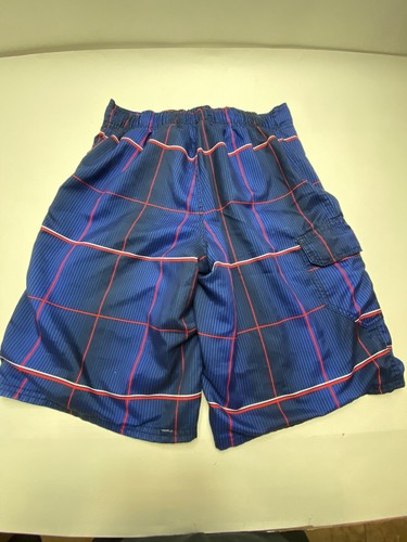 OP Blue Swim Trunks Shorts Boys Sz S Some Scratches On Back, See Pics - Picture 5 of 10