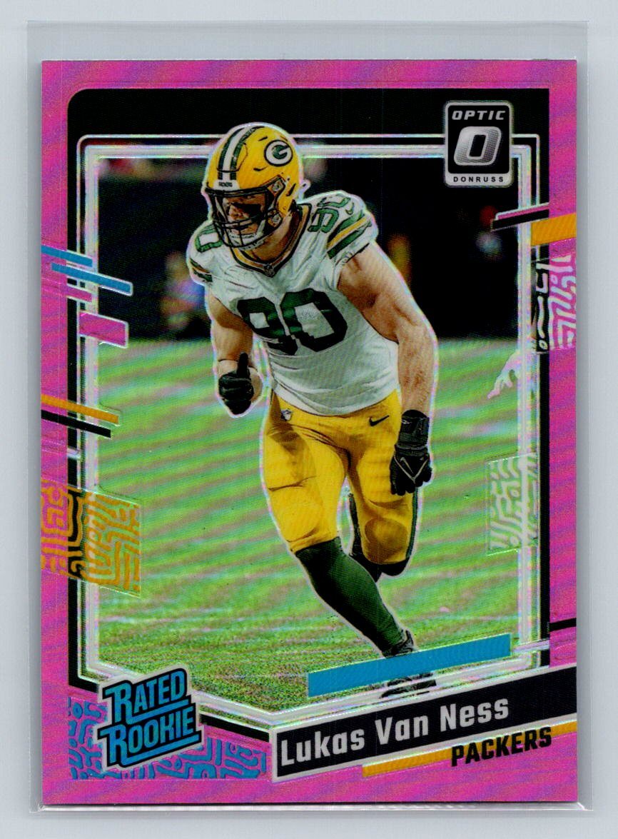 2023 Donruss Optic #240 Lukas Van Ness Pink