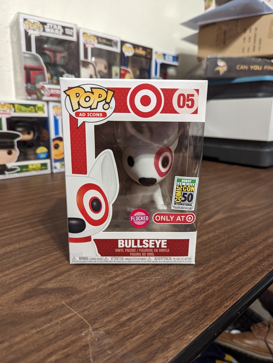 Funko Pop Bullseye # 05 (Red Collar) * Flocked * Target Excl. SDCC