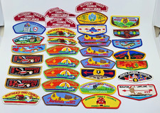 Huge Vintage BSA Boy Scouts of America Pocket Lodge Flap Patch Lot x34 