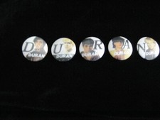 Duran Duran-Spell Out Name (5) Pin-Badge-Button-80's Vintage-Rare