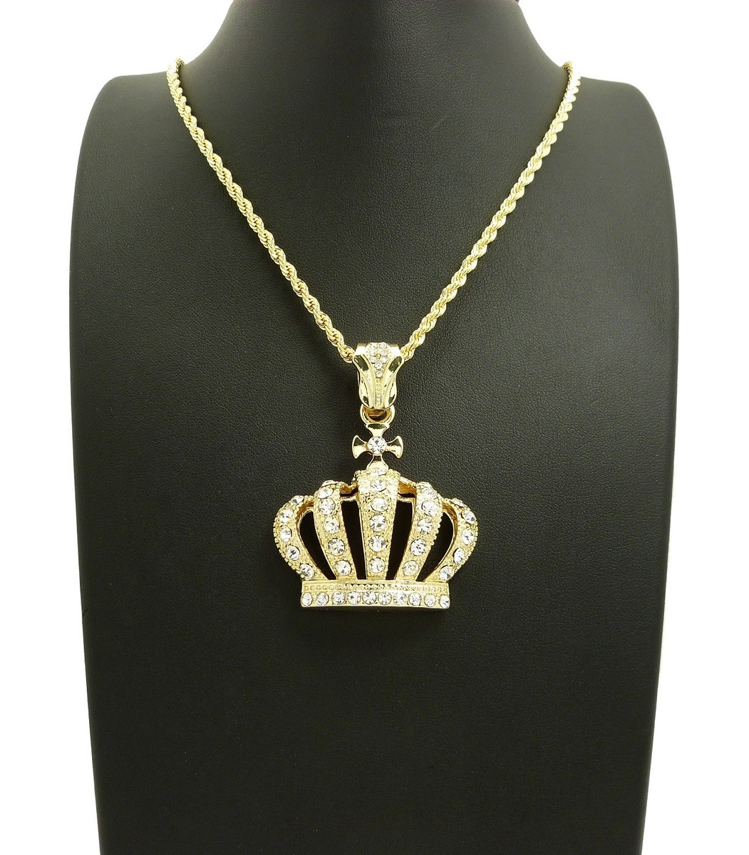 NEW CROWN PENDANT & 24 NEW CROWN PENDANT & 24