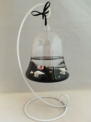 Baby Marimo Mooskugel mit Glocke Glasflasche mit Kies Muschel Meeresfächer Muttertag