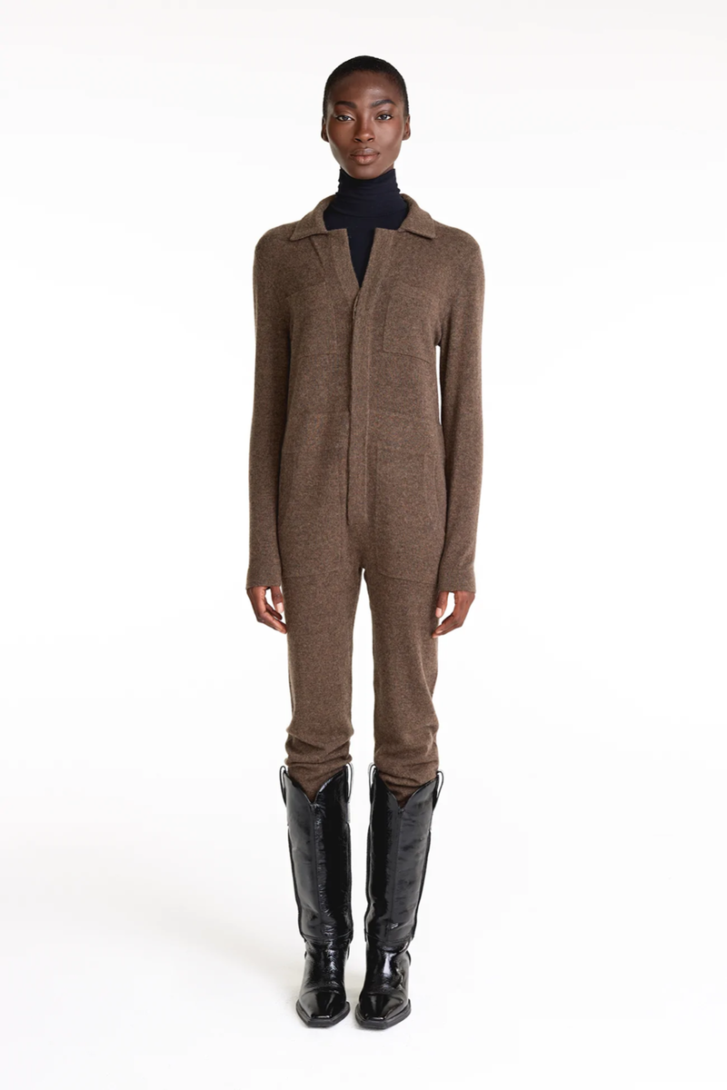 全新带标签Naked Cashmere Aspen 松露连身裤100% 羊绒$425 M/L | eBay