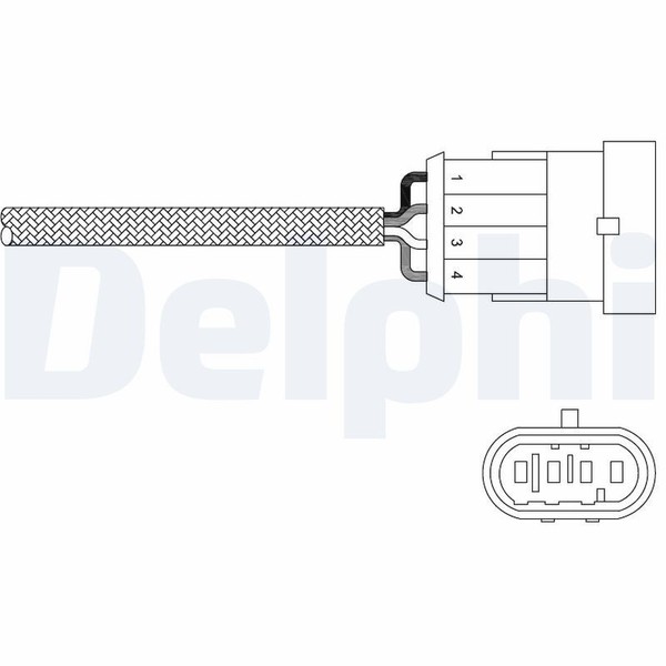 Delphi ES20302-12B1 Lambdasonde FüR Abarth Alfa Romeo Passend FüR Fiat Lancia-image