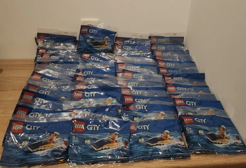 Lot 49 lego polybag CITY réf. 30363 jet ski 1 minifig NEUF FERMÉ, Scellé 