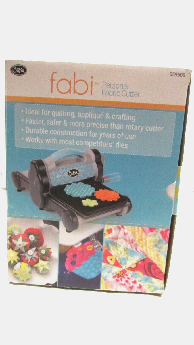 Sizzix Fabi Personal Fabric Cutter Machine w/Die Cutting Plates
