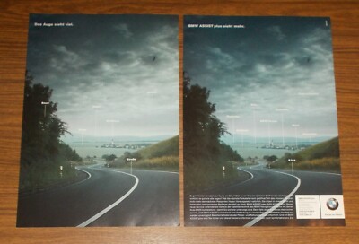 Seltene Werbung BMW - Das Auge sieht viel - BMW ASSIST plus sieht mehr 1999