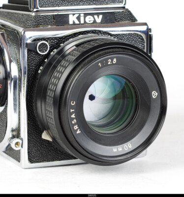 RARE Kiev-88 CM ARSAT 2.8/80 lens USSR Medium Format camera