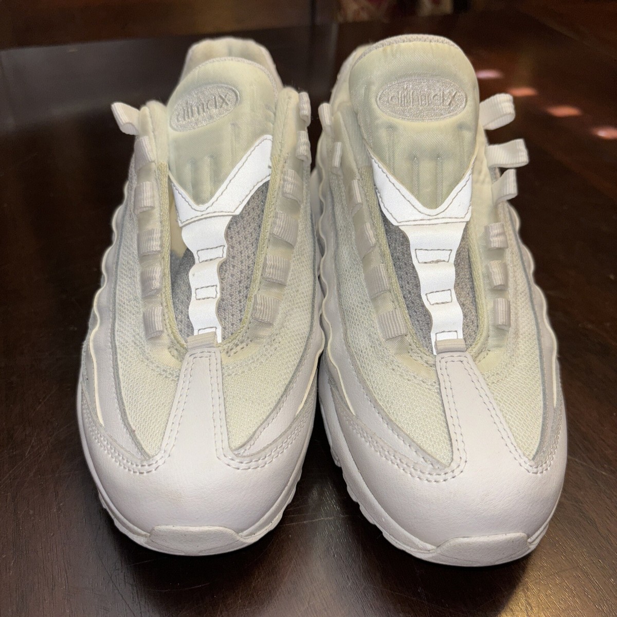 Nike Air Max 95 Boys Grade School Essential Triple White Size