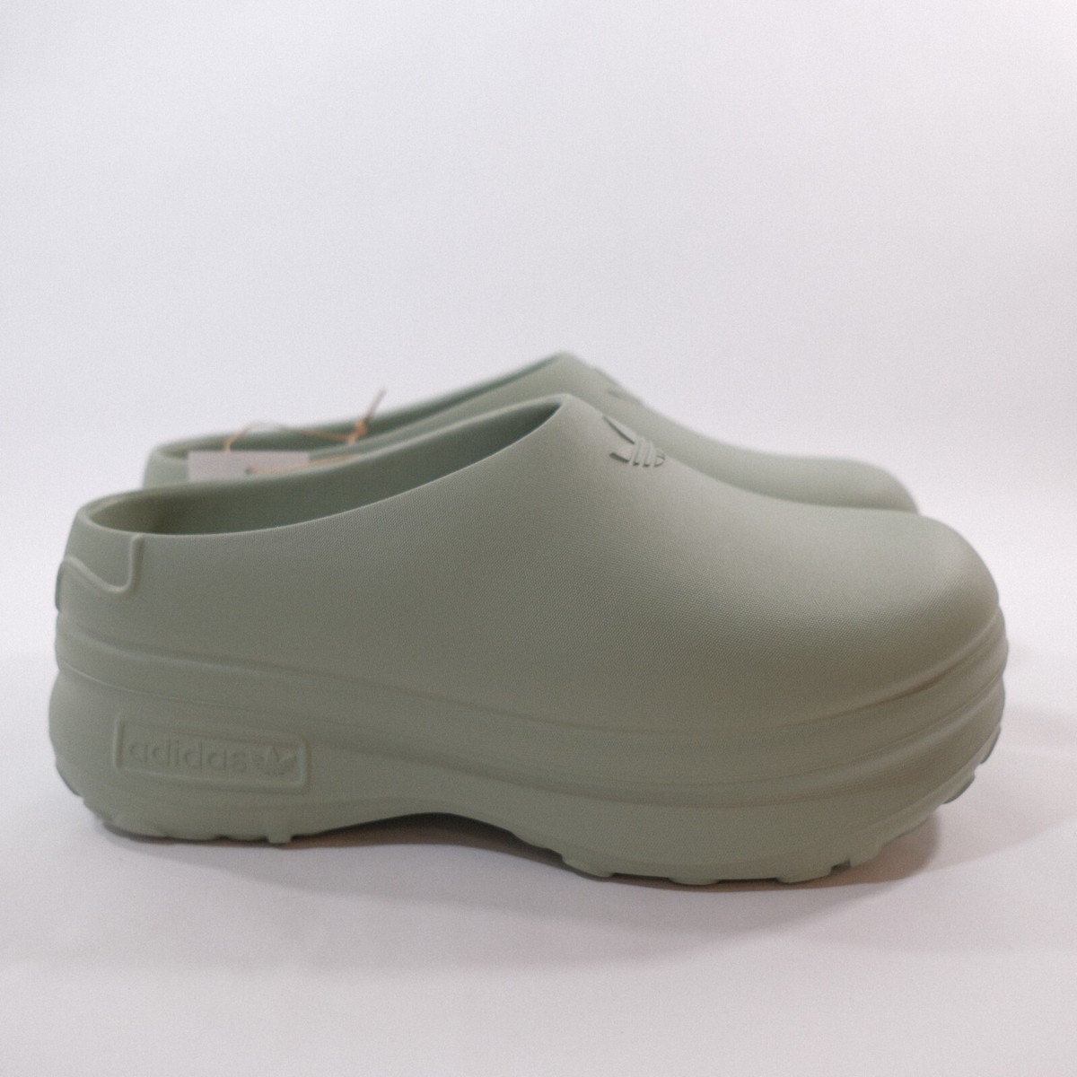 adidas ☆ adiFOM STAN SMITH Mule Women’s Silver Green Adidas Women's Adifom Stan Smith Mule Green – Puffer Reds