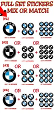 14 BMW M Sticker Logo Racing Car Truck Emblem M1 M2 M3 M4 M5 Stickers