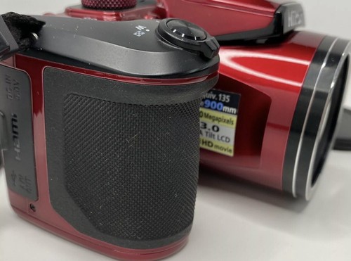 Nikon Coolpix B500 16MP 40x Optical Zoom HD Digital Camera Wi-fi Tilt Screen Red - Picture 5 of 8