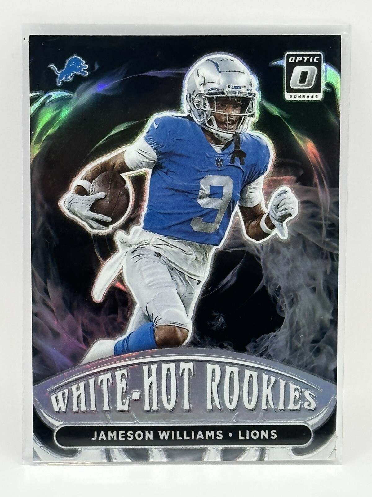 2022  Donruss Optic #WHR-4 Jameson Williams White Hot Rookies RC Lions