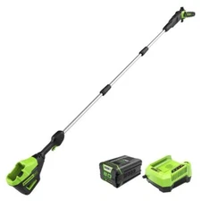 Greenworks 80V 10In Pole Saw With 2Ah Battery & Rapid Charger Kit