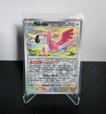 Pokemon TCG Flamigo Scarlet & Violet - Paldea Evolved 170/193 Reverse Holo