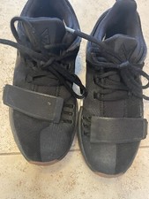 VGUC Juniors Nike Paul George 1 GS all balck 3.5 Y 78