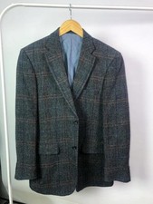 mens harris tweed blazer grey 50