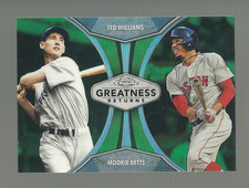 79/99 - Ted Williams Mookie Betts - 2019 Topps Chrome Greatness Returns GRE-12
