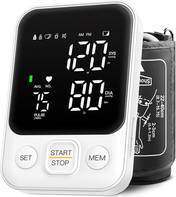 #ad #ad Blood Pressure Monitor Upper Arm Machine Accurate Adjustable BP Cuff Kit Led Bac $36.47