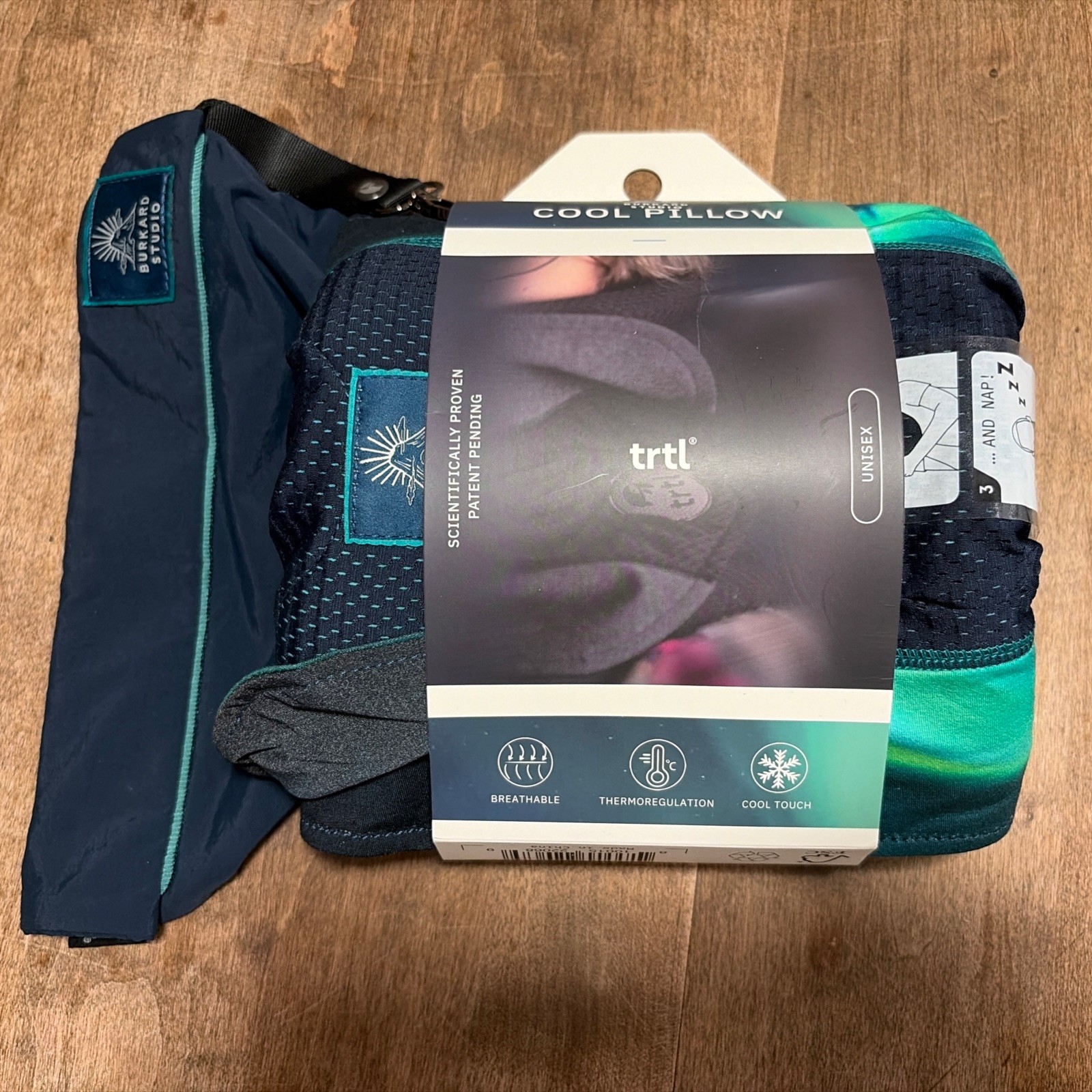 TRTL Travel Pillow Cool Neck Support Chris Burkard Studio Northern Lights Ver