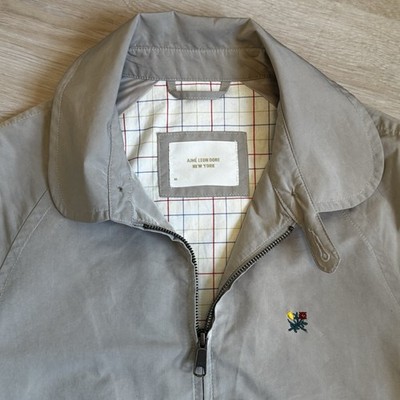 Aime Leon Dore ALD Crest Casual Lightweight Jacket Size Medium Safari Tan Beige
