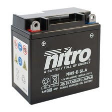 Nitro Batterie 12V 9AH YB9-B Gel (für: Kawasaki BN 125 Eliminator BN125A 97-09 )