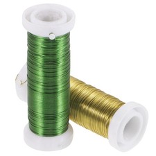 2 Rolls Filigree Crafts Baby Flower Stems Wire for Flowers Arrangements