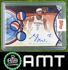 Shai Gilgeous-Alexander 2025-26 Topps Three 6/15 3 Patch Auto Blue Thunder