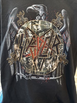 Slayer Official 2019 Final World Tour  Slayer Eagle  T-Shirt Mens Size 2XL New